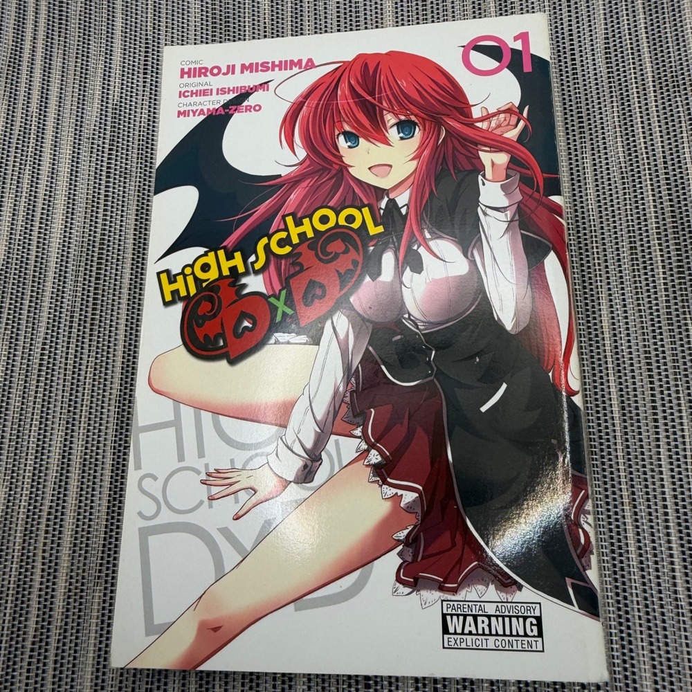 High School DxD Vol 1 Manga Hiroji Mishima Yen Press English Paperback 1st Ed